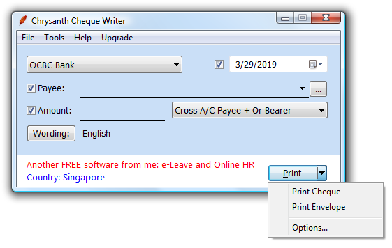 cheque maker download